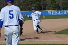 Baseball vs Suffolk  Wheaton College Baseball vs Suffolk University. - (Photo by Keith Nordstrom) : Wheaton, baseball
